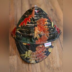 Comeaux Cap, Camouflage, Orange Liner, 100% Cotton, Machine Washable Welders Cap